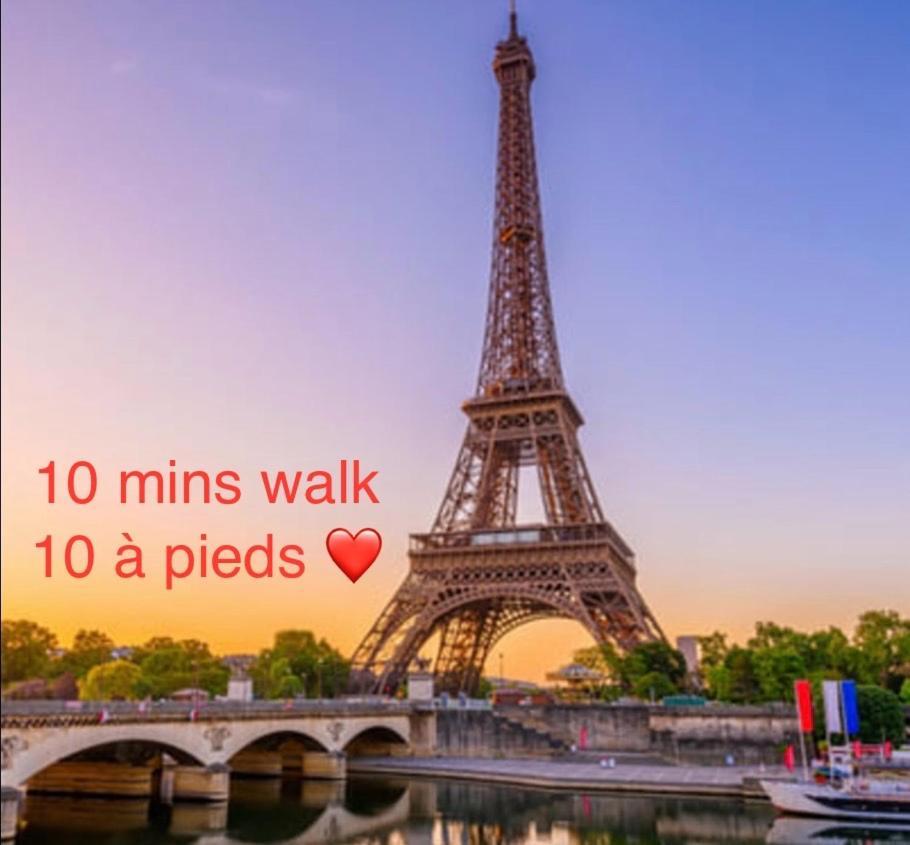 Studio 10 Mins Walk Eiffel Tower, Paris 16 المظهر الخارجي الصورة